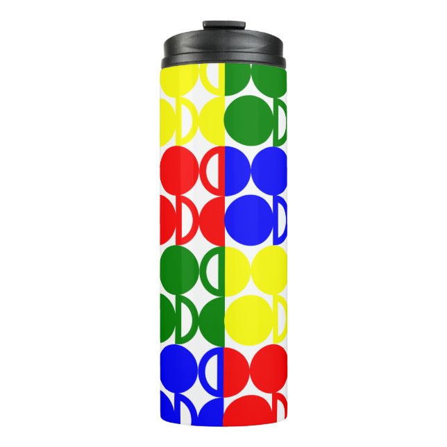 Garrafa Térmica Círculos Bauhaus (Frente)