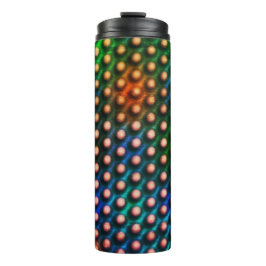 Garrafa Térmica Círculos de desenho que se parecem com esferas ou