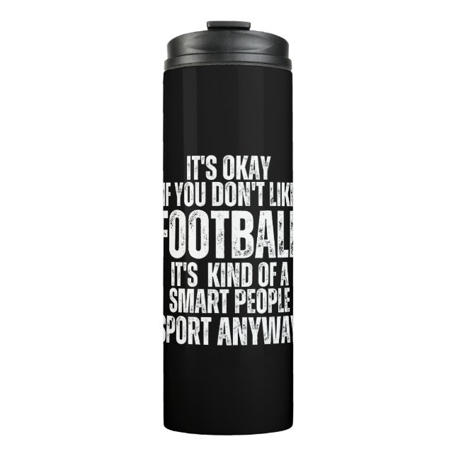GARRAFA TÉRMICA  CITAÇÕES ENGRAÇADAS DE FUTEBOL (Frente)