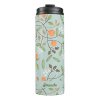 Citros Verdes e Flor Laranja