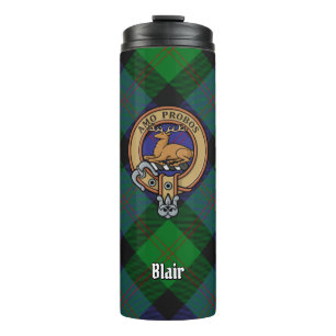 Garrafa Térmica Clan Blair Crest sobre Tartan