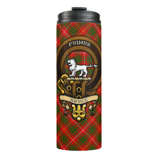 Garrafa Térmica Clan Bruce Crachá e Crest escoceses | Casaco de ar