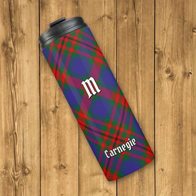 Garrafa Térmica Clan Carnegie Tartan (Criador carregado)