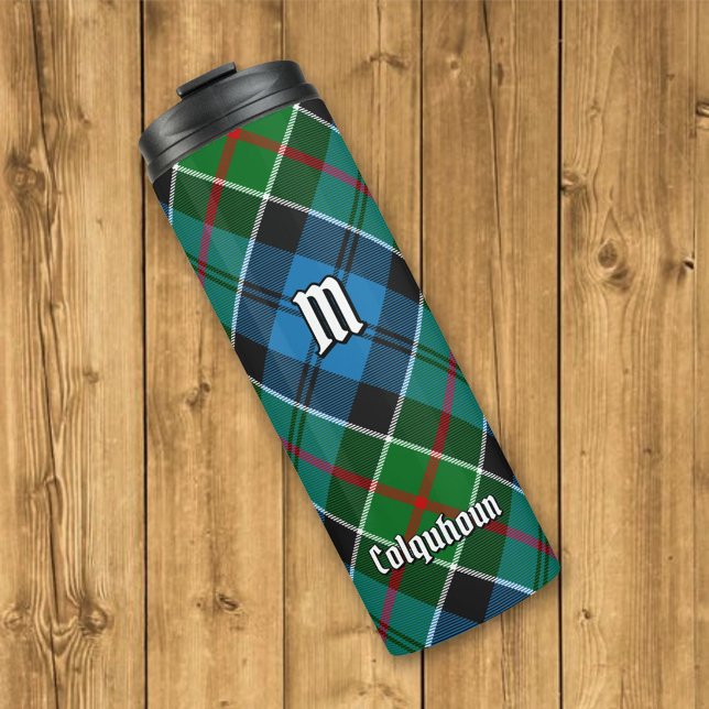 Garrafa Térmica Clan Colquhoun Tartan (Criador carregado)