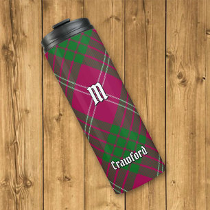 Garrafa Térmica Clan Crawford Tartan Thermal Tumbler