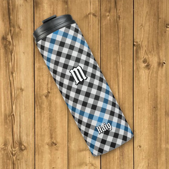 Garrafa Térmica Clan Haig Check Tartan (Criador carregado)