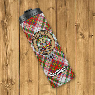 Garrafa Térmica Clan MacAlister Crest over Dress Tartan