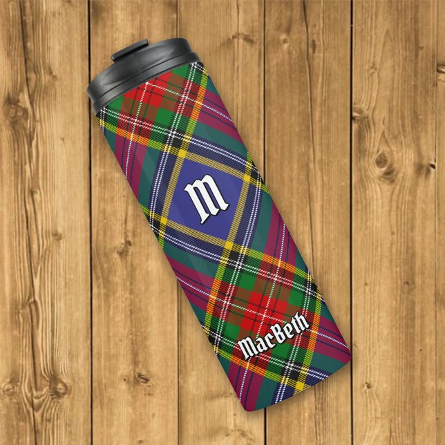 Garrafa Térmica Clan MacBeth Tartan Tumbler Térmico (Criador carregado)
