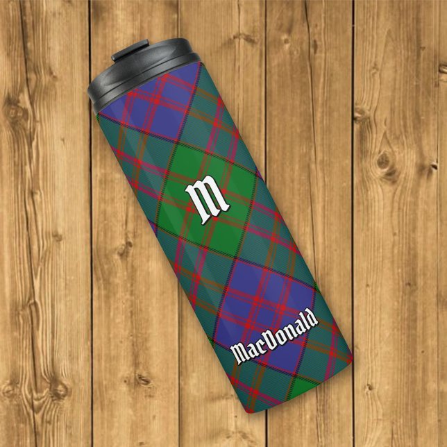 Garrafa Térmica Clan MacDonald Tartan Tumbler Térmico (Criador carregado)