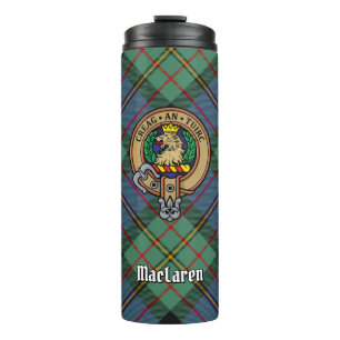 Garrafa Térmica Clan MacLaren Crest sobre Tartan
