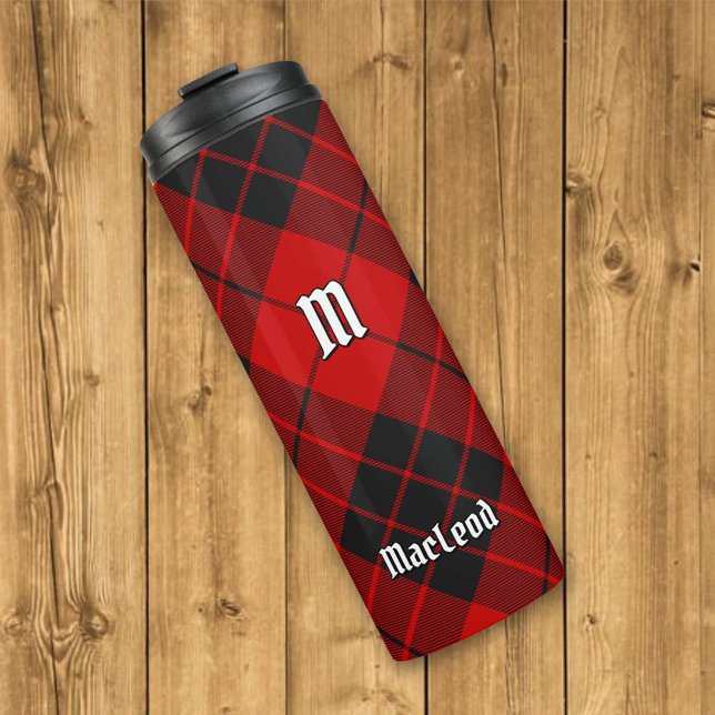 Garrafa Térmica Clan Macleod de Raasay Tartan (Criador carregado)