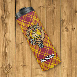 Garrafa Térmica Clan MacMillan Crest over Dress Tartan