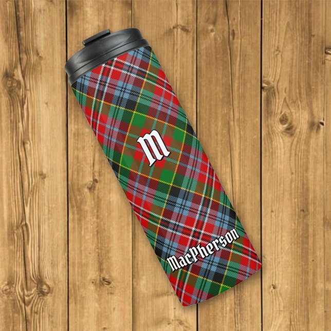 Garrafa Térmica Clan MacPherson Tartan Tumbler Térmico (Criador carregado)