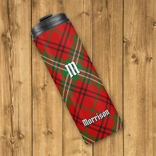 Garrafa Térmica Clan Morrison Red Tartan Thermal Tumbler