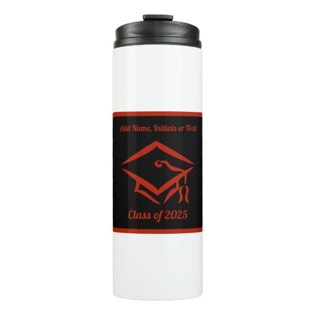 Garrafa Térmica Classe de Graduação do Ano de Personalização do BL (Frente)