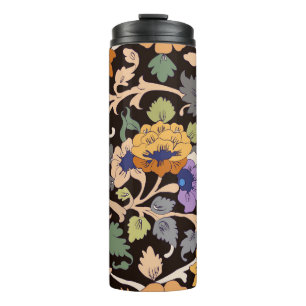 Garrafa Térmica Clássico Islâmico: Ornamento Sem Costura Floral