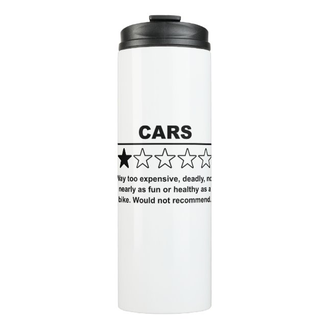 Garrafa Térmica Classificação de Uma Estrela para Carros (Frente)