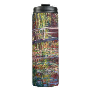 Garrafa Térmica Claude Monet - Lago de Nenúfares, Harmonia Rosa