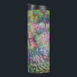 Garrafa Térmica Claude Monet - O Jardim Íris de Giverny<br><div class="desc">Jardim Íris em Giverny / Jardim do Artista em Giverny - Claude Monet,  1899-1900</div>