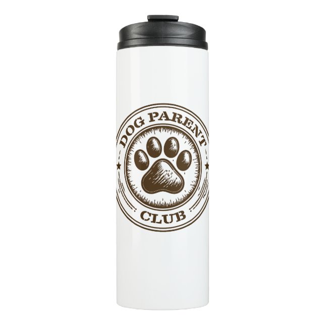 Garrafa Térmica Clube de Pais de Cachorro, Orgulhosamente Leal & A (Frente)