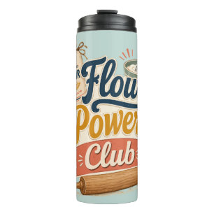 Garrafa Térmica Clube de Panificação Flour Power Cottage