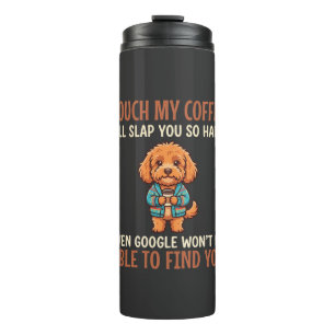 Garrafa Térmica Cockapoo Engraçado Amante de Café