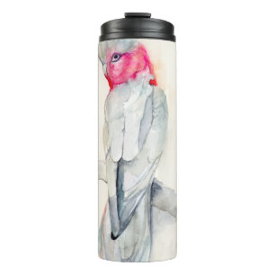 Garrafa Térmica Cockato de Ópera de Aquarela