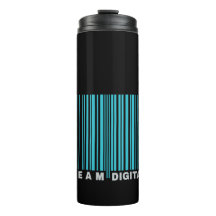 Código de barras digital de equipe para nerd