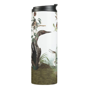 Garrafa Térmica Colagem de Audubon do Tumbler animal dos animais
