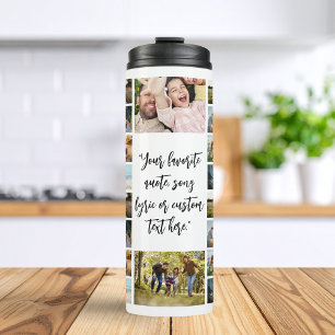 Garrafa Térmica Colagem de Fotos Personalizada com Cotação