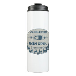 Garrafa Térmica Colar Primeiro, Depois Abrir