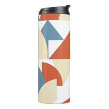 Colorful Geometric Art Travel Mug