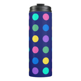 Garrafa Térmica Colorful Geometric Dots Drinkware Design -