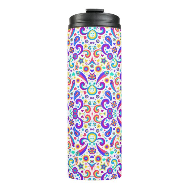 Garrafa Térmica Colorful travel mug with vibrant (Frente)