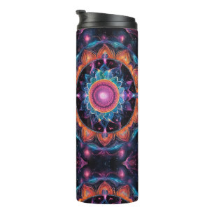 Garrafa Térmica Colorir Mandala