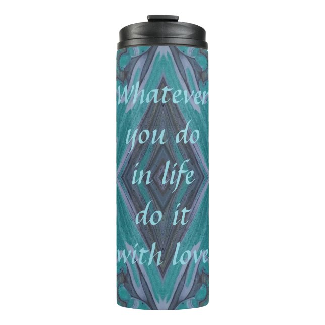 Garrafa Térmica Com o Love Tumbler (Frente)