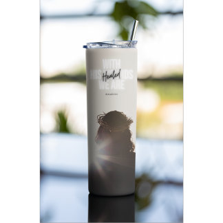 Garrafa Térmica COM SUAS FERIDAS, ESTAMOS CRESCIDOS Térmicos