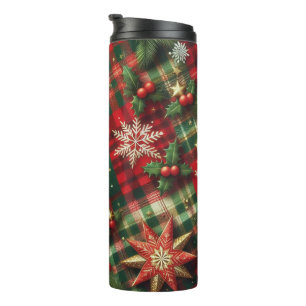 Garrafa Térmica Com tema de Natal