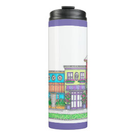 Garrafa Térmica Compras tropicais Tumbler térmico