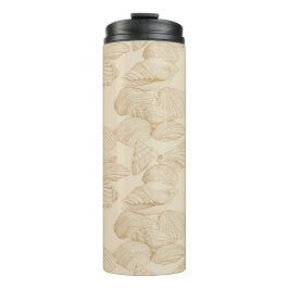 Garrafa Térmica Conchas de Beige