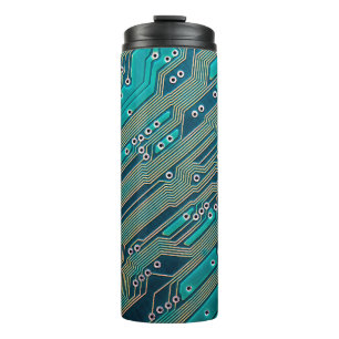 Garrafa Térmica Conselho de circuito eletrônico fechado. fundo,var