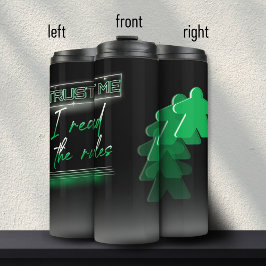 Garrafa Térmica Conselho Verde Neon Vaporwave