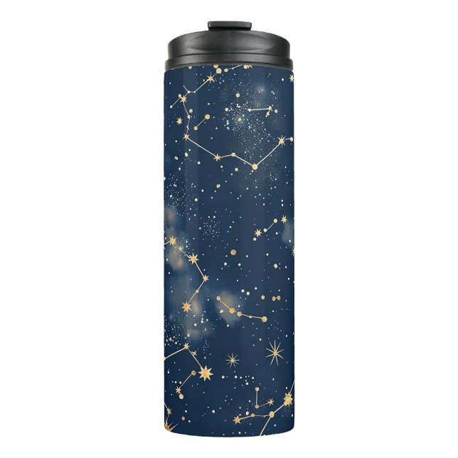 Garrafa Térmica Constelação Celestial - Noite Estelar (5) (Frente)
