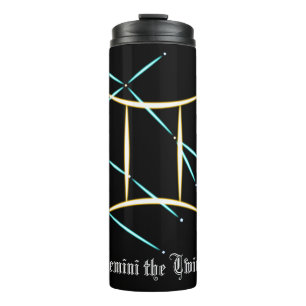 Garrafa Térmica Constelação Zodíaco Gemini Tumbler Térmico