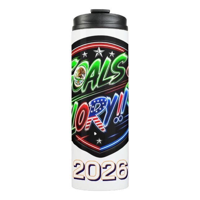 Garrafa Térmica Copa do Mundo 2026 Celebrar (Frente)