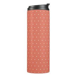 Garrafa Térmica Copo de Terracota Elegante com Design de Pontos Br