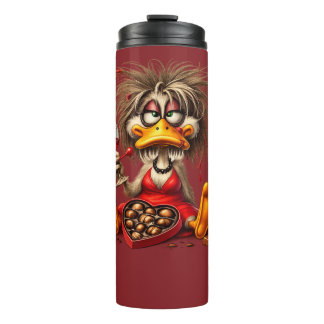 Garrafa Térmica Copo de Viagem de Vinho Pato Divertido 🦆🍷☕