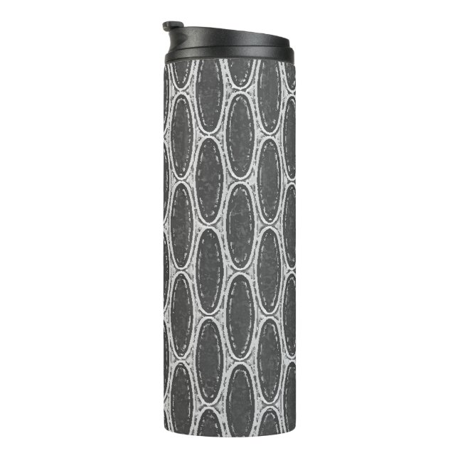 Garrafa Térmica Copo Térmico Art Deco Chevron (Rotação à direita)