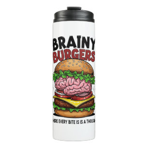 Garrafa Térmica Copo Térmico Brainy Burgers