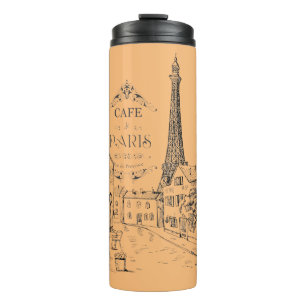 Garrafa Térmica Copo Térmico Cafe Paris